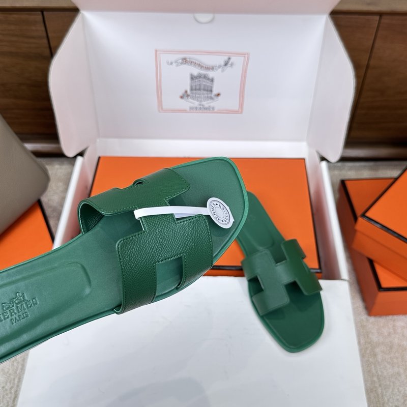 에르메스 H 슬리퍼 오란 샌들 벨벳 소재 001-182267