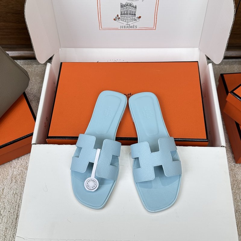 에르메스 H 슬리퍼 오란 샌들 시리즈 001-182289