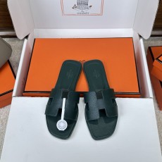 에르메스 H 슬리퍼 오란 샌들 시리즈 벨벳 소재 001-182291