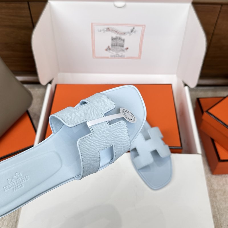 에르메스 H 슬리퍼 오란 샌들 시리즈 001-182294