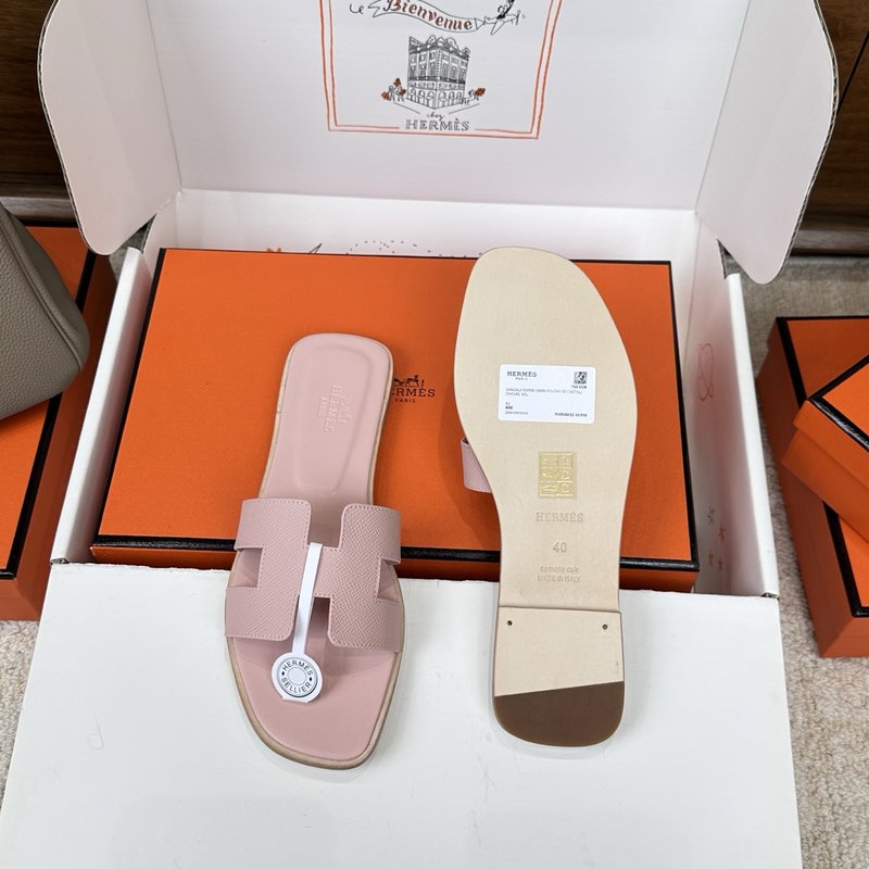 에르메스 H 슬리퍼 오란 샌들 시리즈 벨벳 소재 001-182297