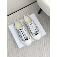 디올 3D 자수 패턴 캐주얼 슈즈 001-182366
