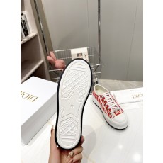 디올 두꺼운 밑단 자수 운동화 001-182372
