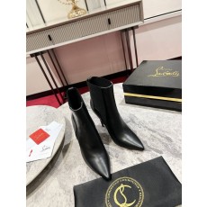 뾰족한 코 스틸레토 힐 첼시 앵클 부츠 001-182382