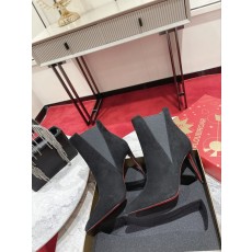 크리스찬 루부탱 뾰족코 스틸레토 힐 첼시 부츠 001-182384
