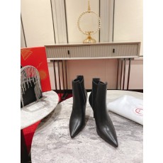 크리스찬 루부탱 뾰족코 스틸레토 힐 첼시 부츠 001-182385