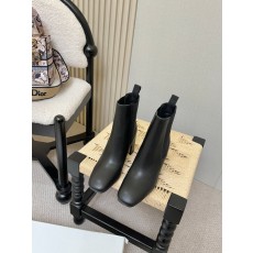 디올 블랙 소가죽 스트랩 앵클 부츠 001-182448
