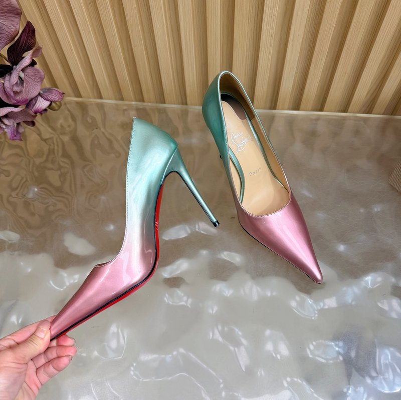 레드솔 로즈 크리스탈 하이힐 001-182466