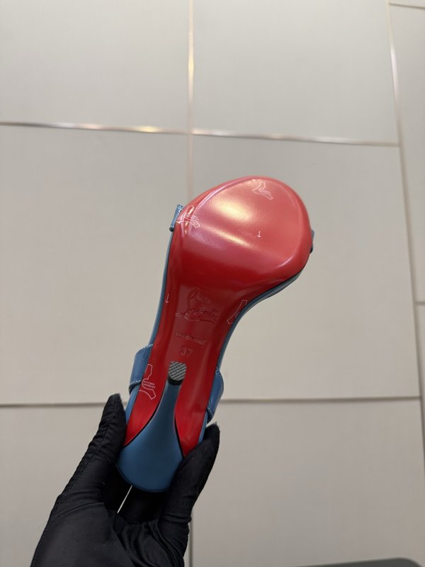 크리스찬 루부탱 라인스톤 하이힐 001-182498