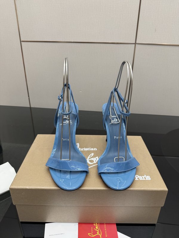 크리스찬 루부탱 라인스톤 하이힐 001-182498
