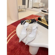 메쉬 크리스탈 진주 하이힐 샌들 001-182517