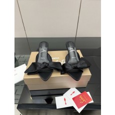 레드솔 실크 메탈 힐 샌들 001-182558