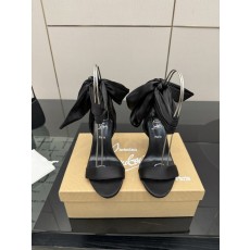크리스찬 루부탱 레드솔 실크 하이힐 샌들 001-182560