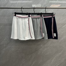 톰브라운 컬러 스트라이프 A 라인 미니 스커트 001-182593
