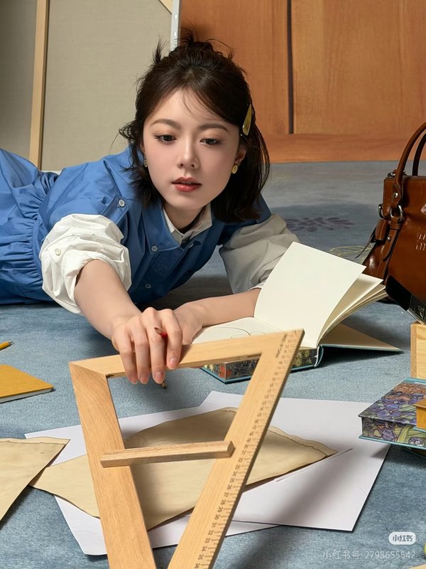 미우미우 화이트 칼라 웨이스트 셔츠 원피스 001-182683