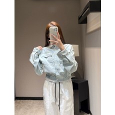 미우미우 레이스 칼라 데님 재킷 001-182696