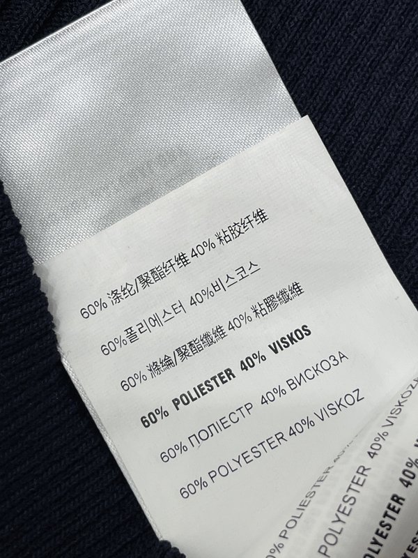 미우미우 진주 장식 칼라 니트 반팔 001-182798