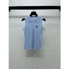 샤넬 칼라 니트 조끼 001-183092