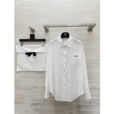 샤넬 스타일 루즈핏 린넨 셔츠 001-183153