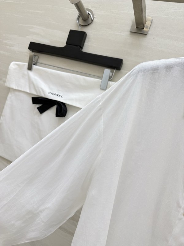 샤넬 스타일 루즈핏 린넨 셔츠 001-183153