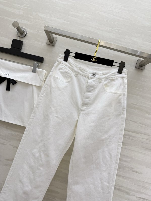 샤넬 클래식 백팩 버클 데님 팬츠 001-183156