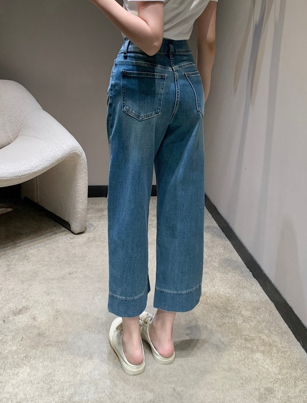 루이비통 메탈 플라워 체인 가방 데님 팬츠 001-183264