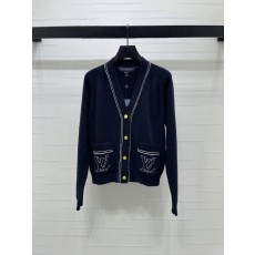 루이비통 봄 니트 가디건 레이스 V 넥 001-183304