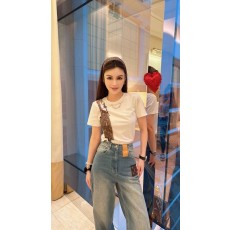 루이비통 체커보드 백팩 프린트 반팔 티셔츠 001-183316