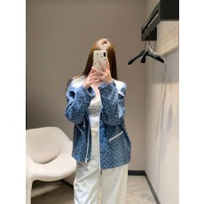 루이비통 모노그램 프린트 후드 트렌치 코트 001-183318