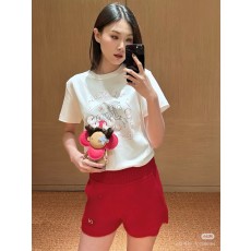 루이비통 말의 해 한정판 프린트 라운드넥 반팔 티셔츠 001-183320