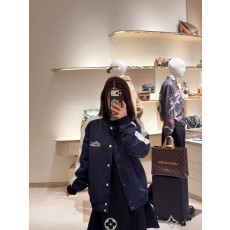 루이비통 말 자수 네이비 블루 재킷 001-183321