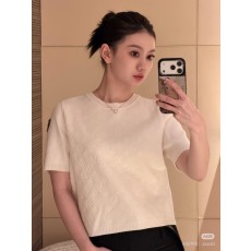 루이비통 봄여름 자카드 반팔 티셔츠 001-183337