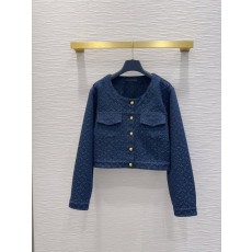 루이비통 여성 스탠다드 핏 데님 자켓 001-183351