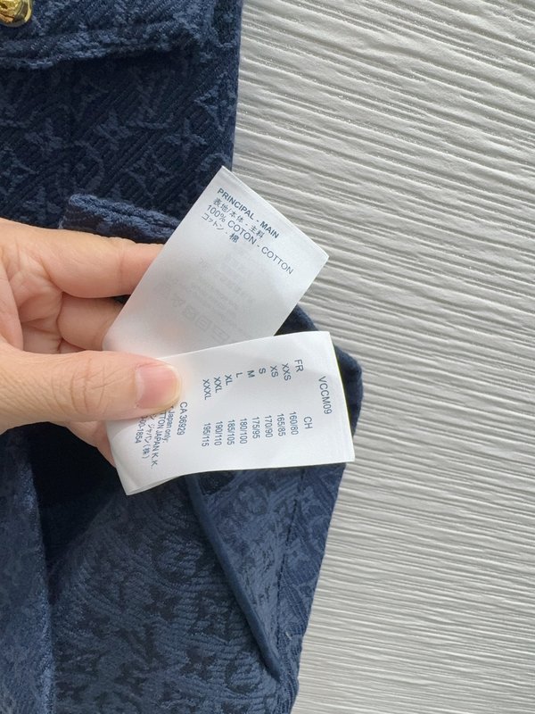 루이비통 딥 블루 민소매 원피스 001-183353