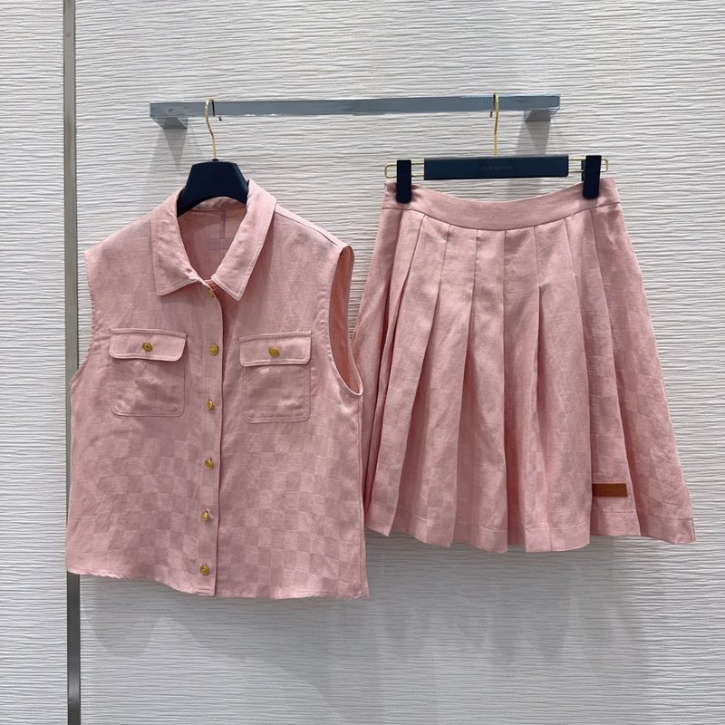 루이비통 리넨 세트 여성용 001-183356