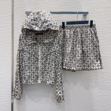 루이비통 후드 자켓 반바지 세트 001-183357