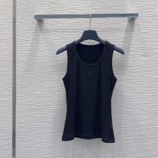 심플하고 고급스러운 통기성 민소매 탑 001-183358