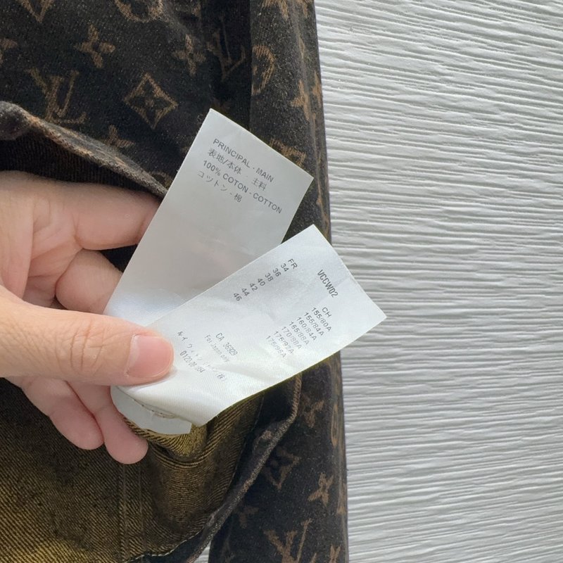 루이비통 레이저 프린트 데님 자켓 001-183375
