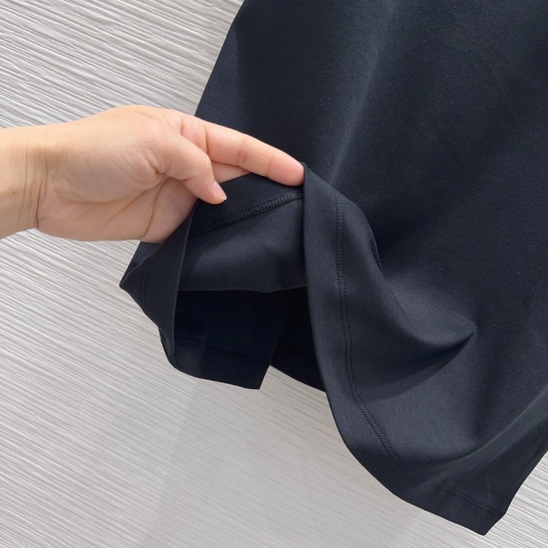 루이비통 뉴 심플 레터 프린트 반팔 티셔츠 001-183382