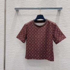 루이비통 여성용 반팔 티셔츠 001-183462