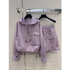 루이비통 클래식 모노그램 자켓 반바지 세트 001-183465