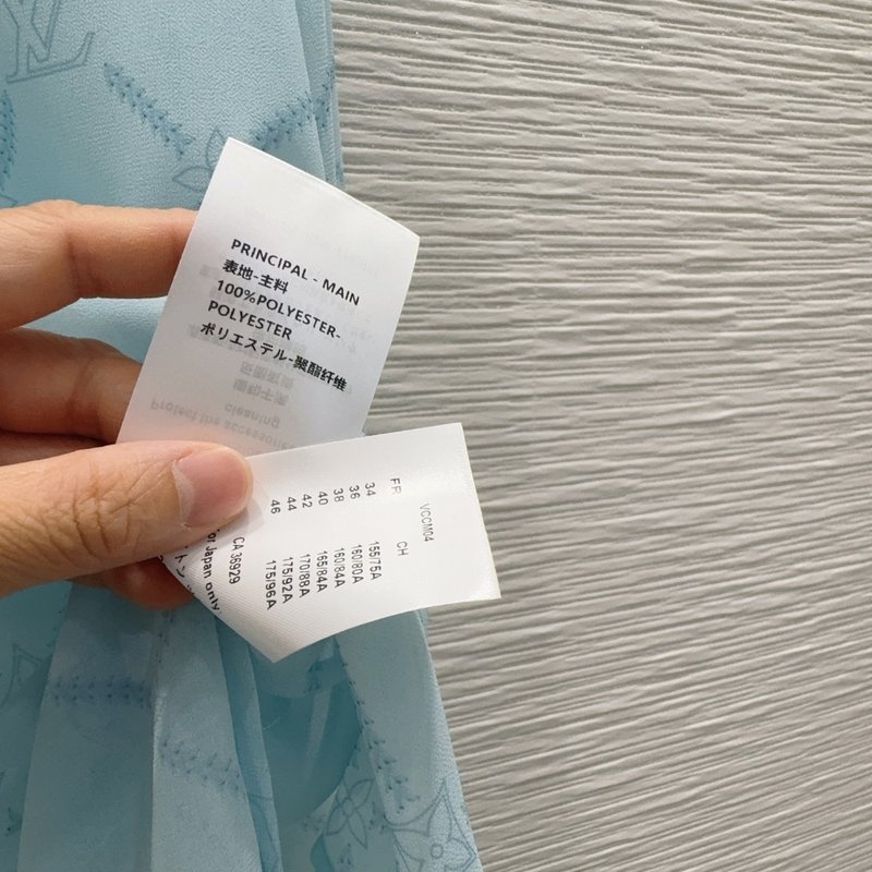 루이비통 시스루 셔츠 반바지 세트 001-183468