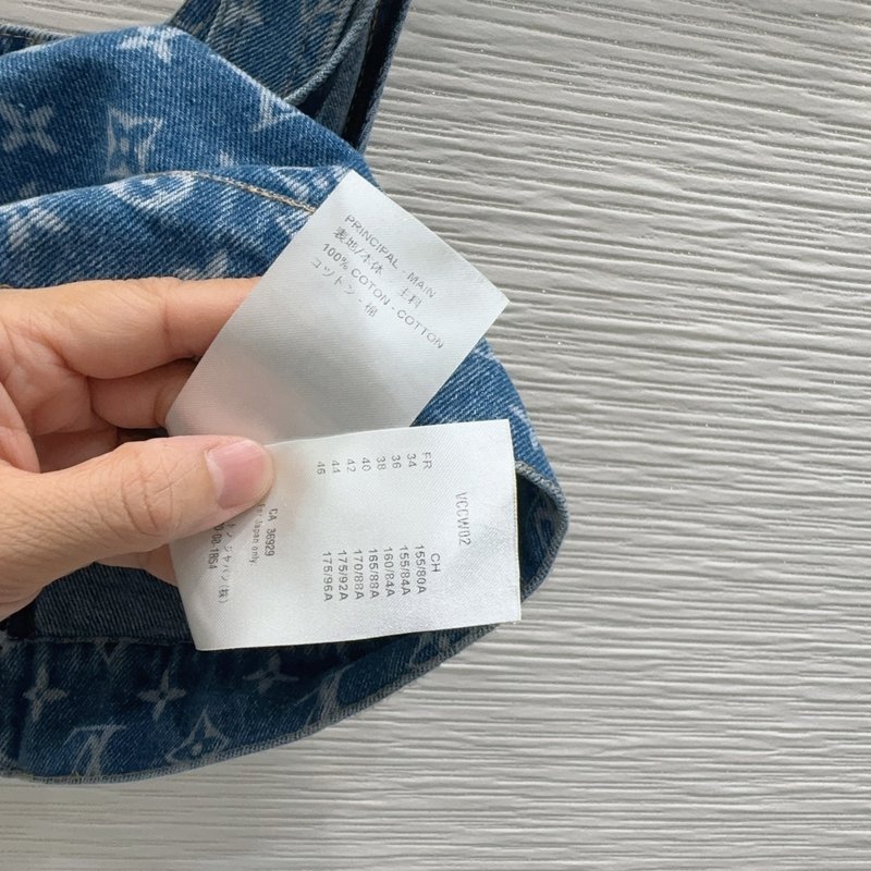 루이비통 데님 프린트 조끼 001-183475