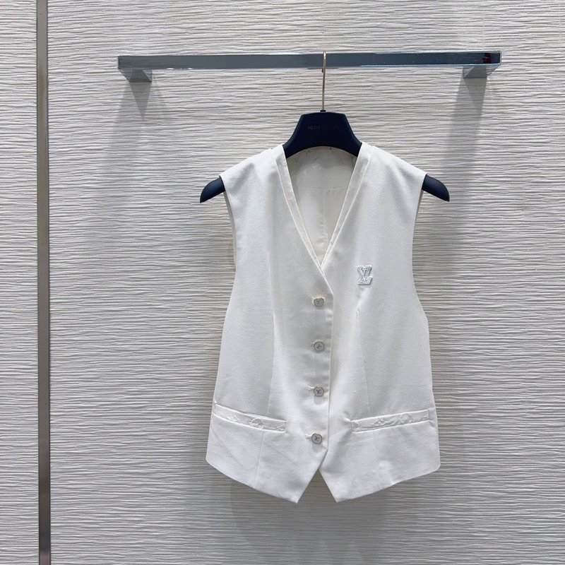 심플 올드머니 스타일 조끼 숏팬츠 세트 001-183490