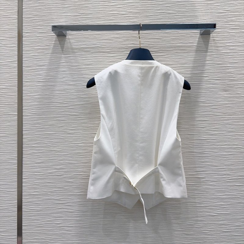 심플 올드머니 스타일 조끼 숏팬츠 세트 001-183490