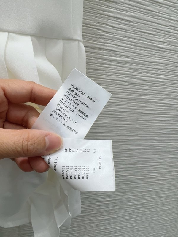 루이비통 뉴 화이트 민소매 원피스 001-183512