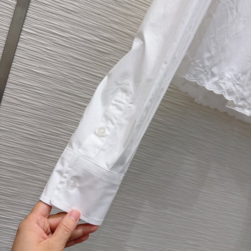 루이비통 2026SS 신상 스테레오 컷팅 화이트 셔츠 001-183522