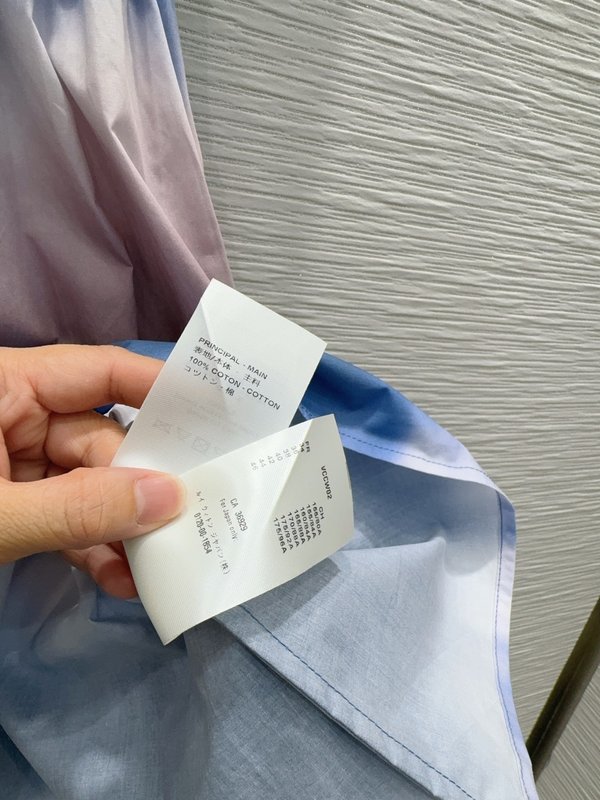루이비통 여성 타이 다이 셔츠 드레스 001-183526