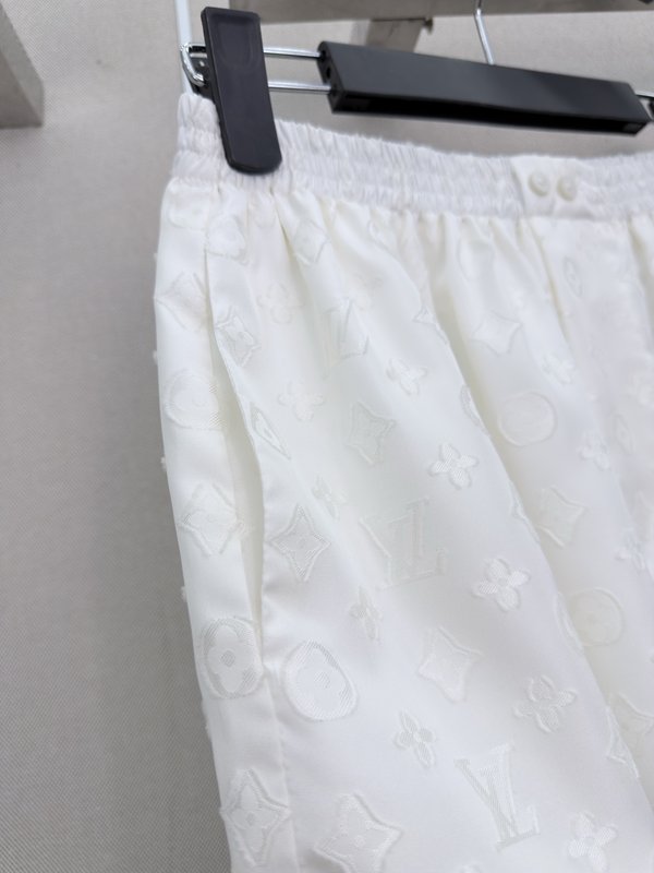루이비통 자카드 레터링 밴딩 쇼츠 001-183532
