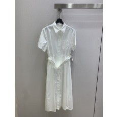 자수 벨트 원버튼 셔츠 원피스 001-183537